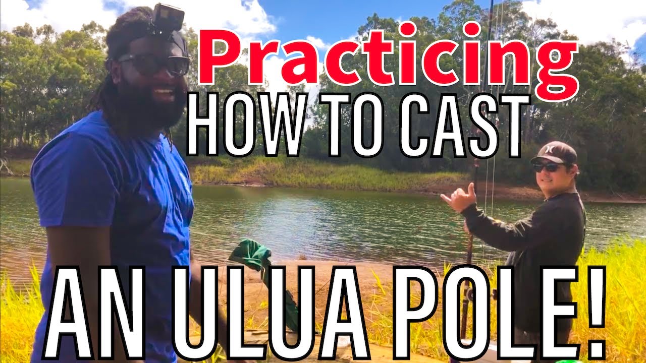 HOW TO CAST AN ULUA POLE! Casting Practice in Hawaii: Collab w/The