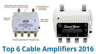Channel Master Distribution Amplifier 6 Best Cable Amplifiers 2016