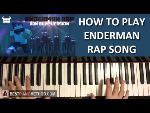 minecraft---enderman-rap-song---dan-bull-and-rockit-gaming-(piano-tutorial-lesson)