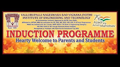 VNRVJIET - Student Induction Program (1/12/2021)
