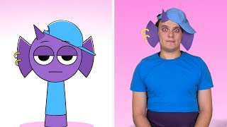 Sprunki 4 Phase 4 Young Durple Incredibox In Real Life.