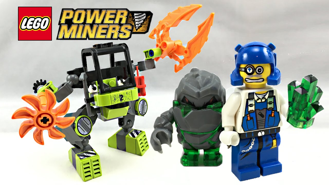 LEGO Power Miners Mech set 2009 set 8957! - YouTube