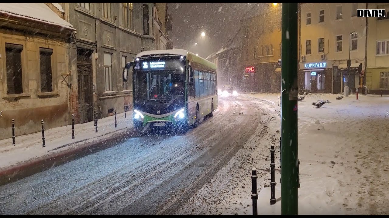 ❄🌨Buses in Snow / Autobuze in Ninsoare - Brasov - Ianuarie 2022🌨❄