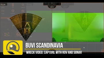 Wreck video Oculus sonar SRV8 ROV SubNav BUVI Scandinavia