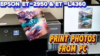 How to Print Photos from Epson ET-2950 Using Epson Photo+ Software on Windows PC
