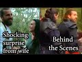 Engin's wife shockingly surprised him - Ertugrul Behind the Scenes