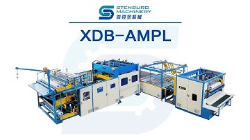 XDB-AMPL Automatic Mattress Film Packing Machine Line with function of filming, compress,fold, roll