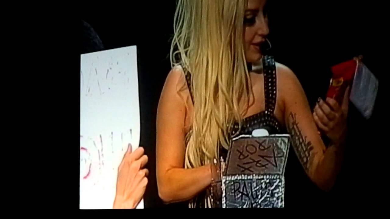 Lady GaGa and her 'Derp Face' Live, Cologne Germany 2012 HD