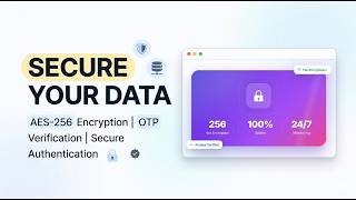 Celebrity We Built a File Encryption Portal That Even the Server Can't Hack | AES-256 + Web Crypto API Profile