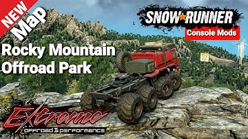 New Rocky Mountain Offroad Park Map In Snowrunner Update xbox one