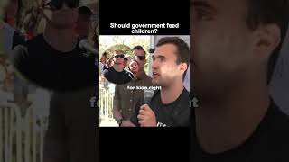 Should government feed children? #debate #charliekirk #funny Should The Government Feed Your Kids рџ