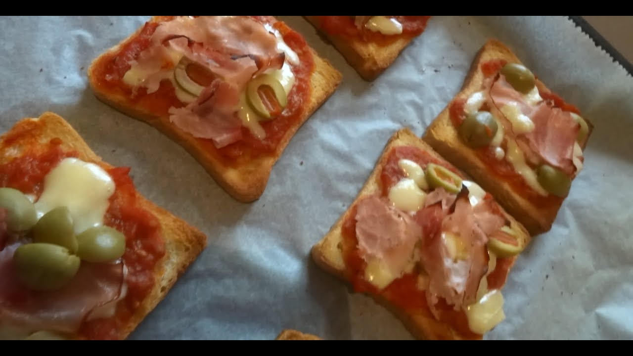 Pizza-Toast backen mit extra knusprigem Boden Pizzatoast DIY - YouTube