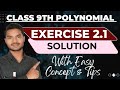 Class 9th Maths Exercise 2.1 Solution | Class 9th Polynomial Exercise 2.1 |9th exercise 2.1 solution