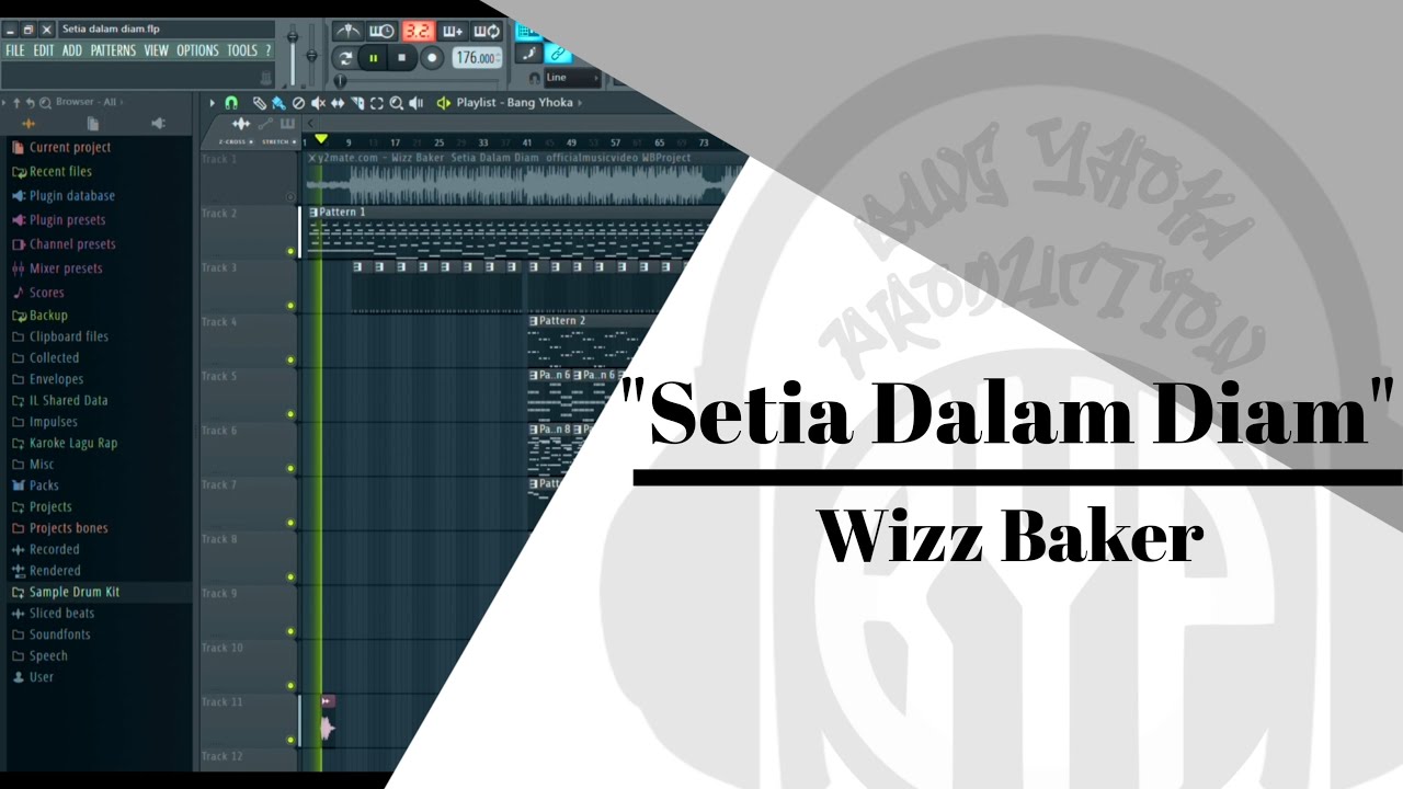 Wizz Baker - Setia Dalam Diam (Karoke/Beat Only)