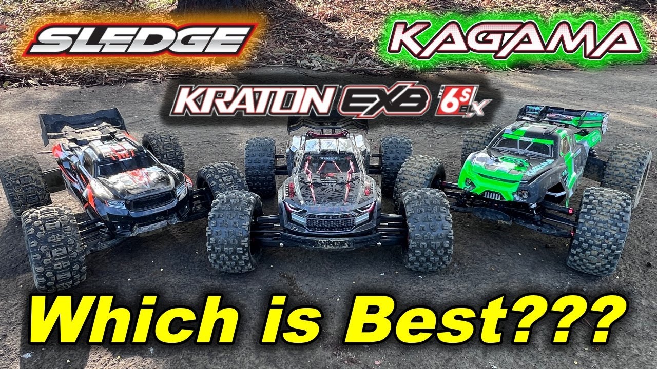 6S RC Monster Truck Review - Best RC Monster Truck - Arrma Kraton EXB/Corally Kagama/Traxxas Sledge