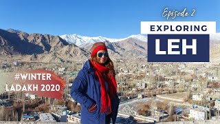 Exploring Leh Palace & Nearby Monasteries in Extreme Cold | HISTORY | Winter Ladakh Travel Vlog