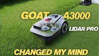 This Robot Mower will save you 2-3 hours of work a week! ECOVAC A3000 GOAT Lidar Pro