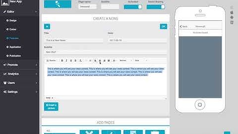4 - App Creator  How to Use the News Wall Feature