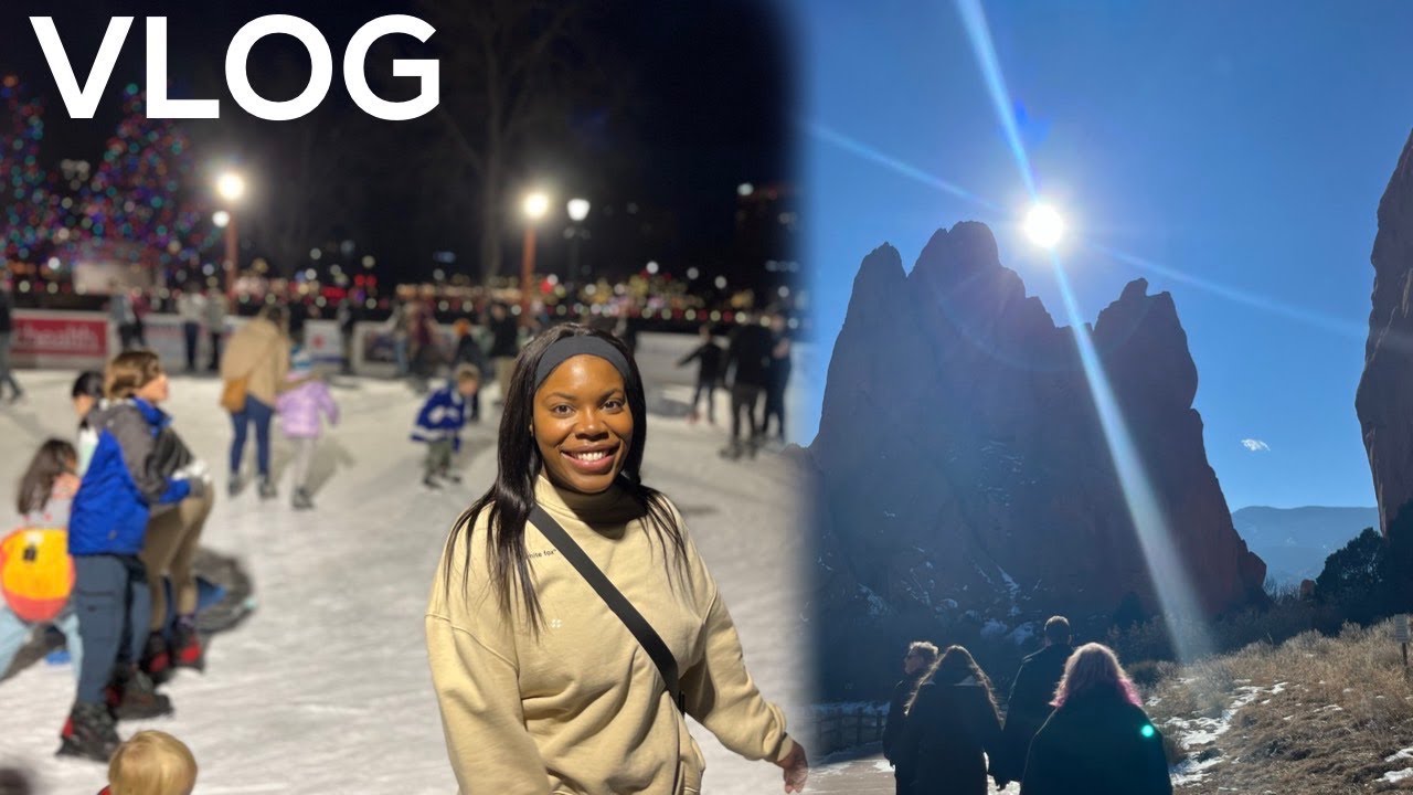 VLOG | hiking at garden of the gods, ice skating, + getting a Friday the 13th tattoo!!