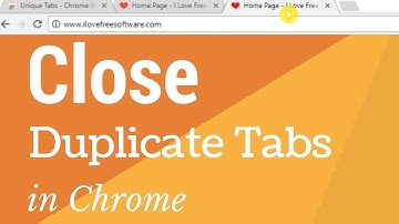How to Automatically Close Duplicate Tabs in Chrome