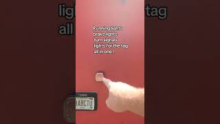 Portable tow light kit, brake/turn/license plate lights included