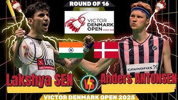 🔥 SUPER DEFENSE 🔥 Anders ANTONSEN (DEN) vs Lakshya SEN (IND) | R16 Victor Denmark Open 2025