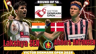 🔥 SUPER DEFENSE 🔥 Anders ANTONSEN (DEN) vs Lakshya SEN (IND) | R16 Victor Denmark Open 2025