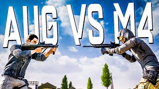 AUG VS M416 - Which one is BETTER? Comparison &amp; evaluation - PUBG