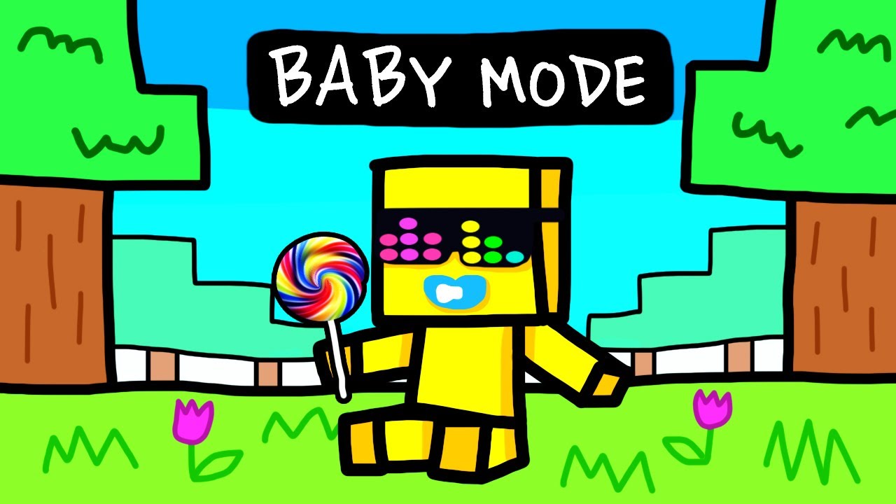 Minecraft BUT We're STUCK In BABY MODE! Minecraft BUT We're STUCK In BABY MODE!