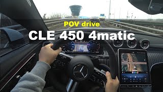 2024 Mercedes Benz CLE 450 4matic POV drive