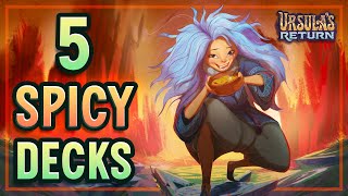 5 COOL NEW URSULA'S RETURN DECKS | Disney Lorcana