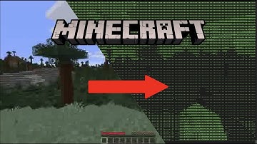 🕹 🔴 ♨️ Minecraft In Terminal Command line CMD using ASCII [hacker man] [4K]