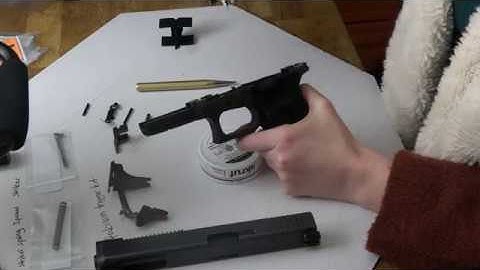 Installing a ZEV Technologies Fulcrum trigger and striker in the Glock 34 gen 4