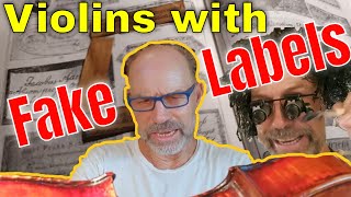 Fake Labels in Violins and other String Instruments - Exposing Dark Secrets of the Violin Industry