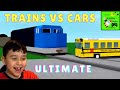 Johny Shows Trains Vs Cars Ultimate With Bus Crashes