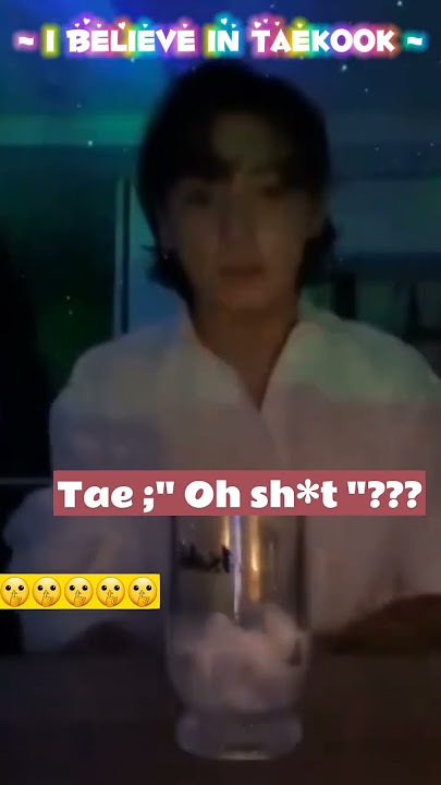 Did you also heard ' Oh Sh*t ' of Tae during Jk's live ???😐🤔😏#taekook (other than the bg song of Jk)