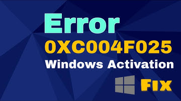 How to fix 0xc004F025 Windows 10 Activation Error