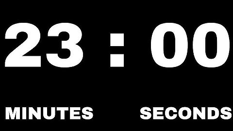 23 Minutes Countdown Timer | 1380 Seconds Timer | (HD) | @TIMER FOR SUCCESS | @ExactTimer