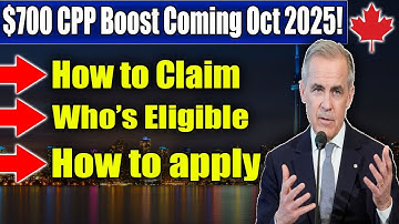 📢 Breaking: $700 CPP Increase Confirmed for October 2025 | Who Gets It & How to Claim Your Benefit