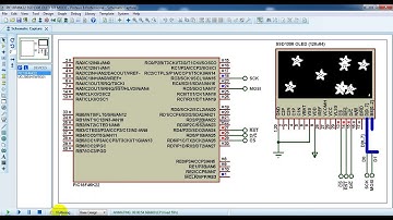PIC18F46K22 with SSD1306 0LED display - SPI mode example
