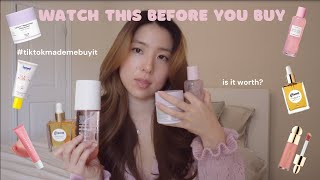 aesthetic/viral products tiktok made me buy  gisou, drunk elephant, dior, and more!