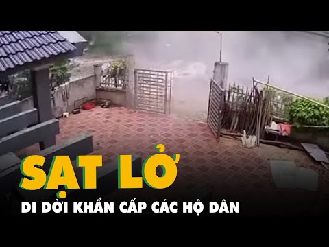 Video Sạt lở núi Nản, di dời khẩn cấp các hộ dân trong đêm - youtube