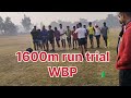 WBP 1600 metre run time trial