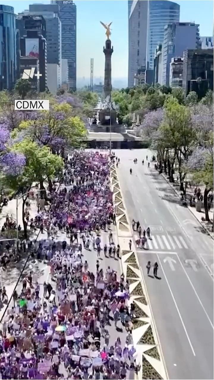 Así se vivió el 8M en México - N+ #shorts