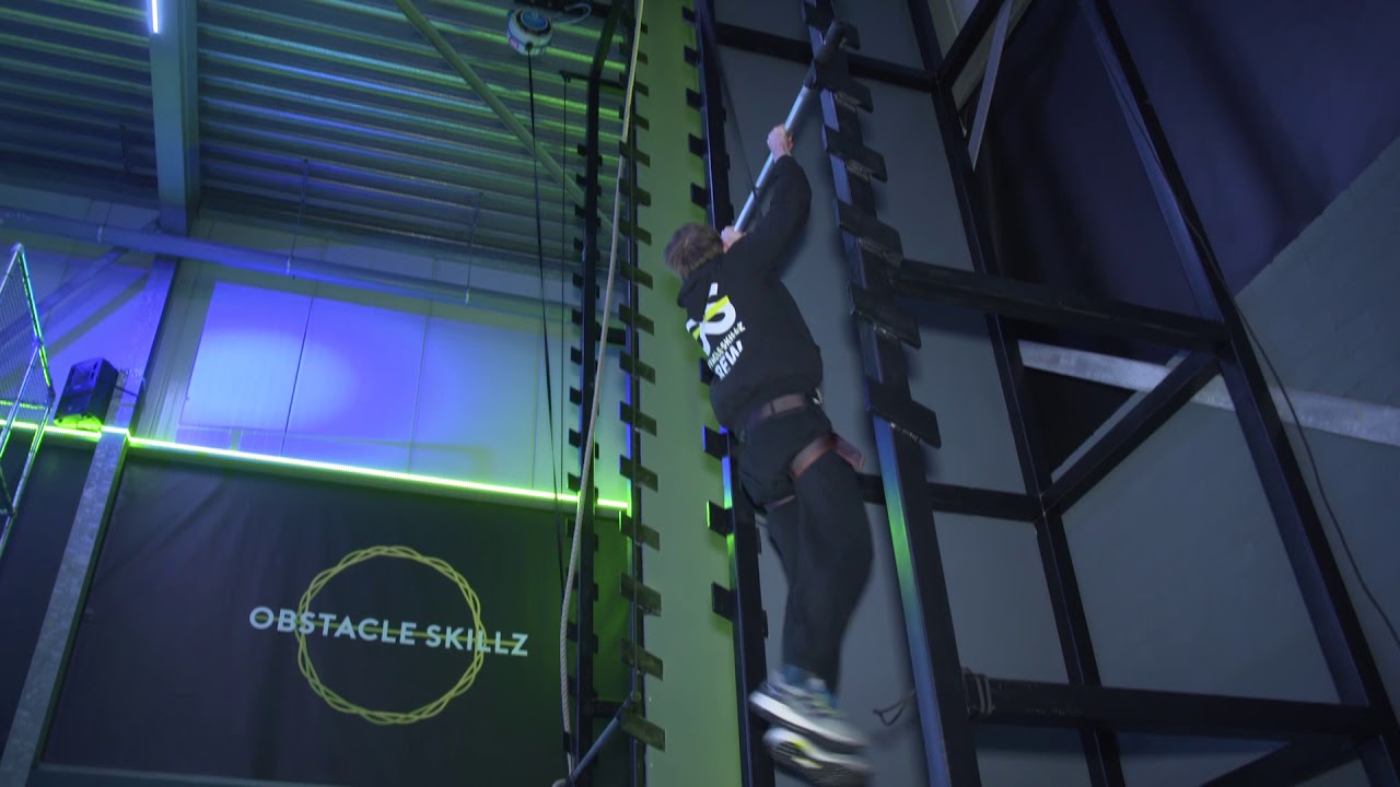 Obstacle skillz Salmon ladder YouTube