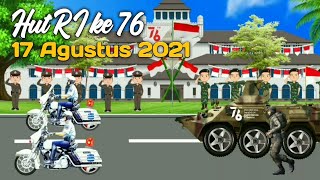 Story WA Animasi 17 Agustus 2021 - HUT RI ke 76