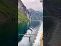 Seven Sisters Waterfall, Norway 🇳🇴 | Stunning Geirangerfjord Views #Shorts.#norway #sevensisters