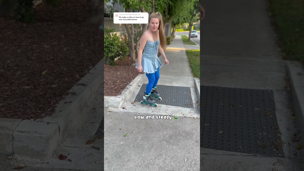 Это распространенное препятствие для катания на роликах и как его преодолеть 💫 