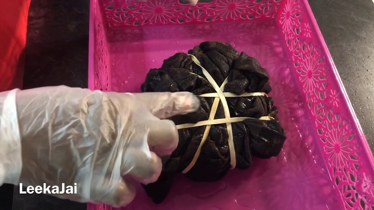 DIY Reverse Tie Dye With Bleach - YouTube