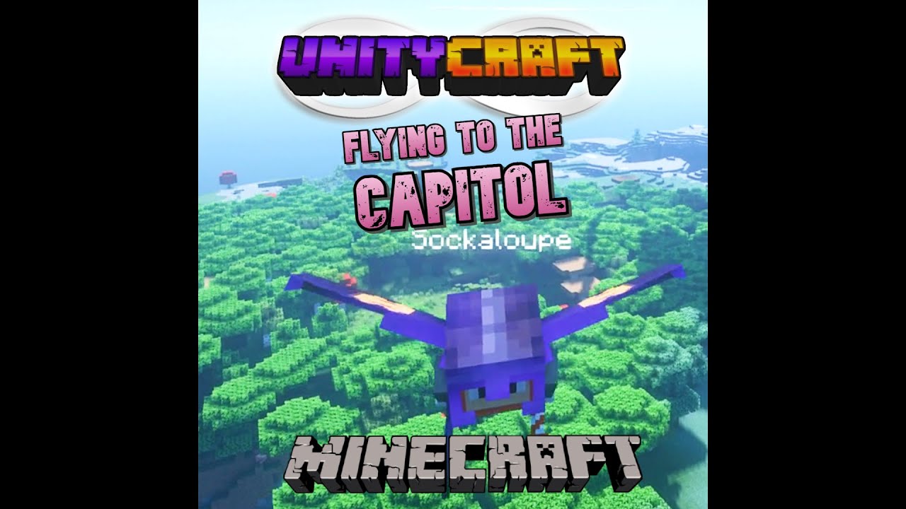 FLIGHT SEQUENCE (short) From UnityCraft Episode 3: The Secret of the Axolotl Faction